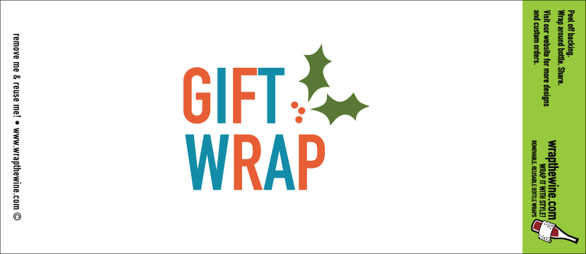 Gift Wrap wine wrap