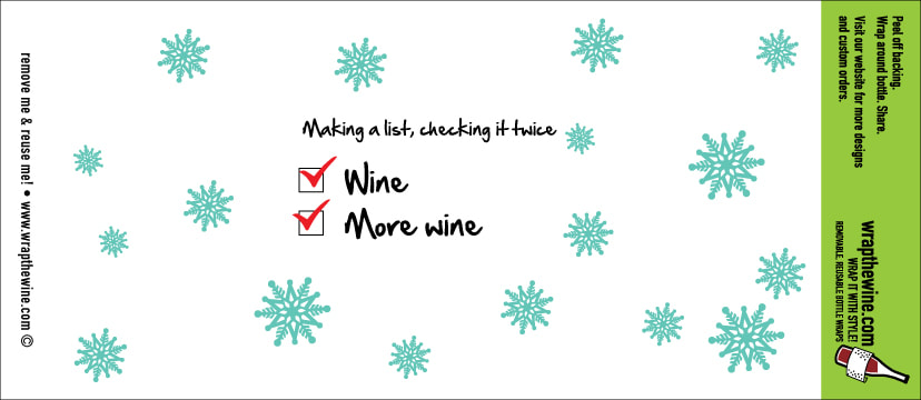 Wish List wine wrap